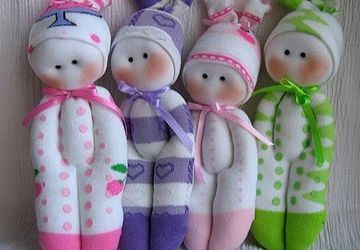 Кукла-хендмейд из носков!