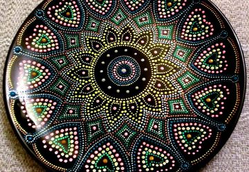 Декоративная тарелка "Весенний праздник"