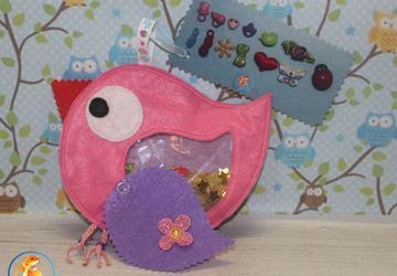 Искалочка Птичка, развивающая игрушка