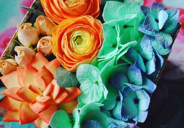 Коробочка с цветами