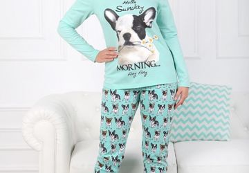 Трикотажная пижама "Бульдог"