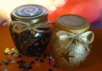 Декоративная баночка с бубенчиком