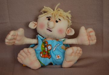 текстильный малыш пупс