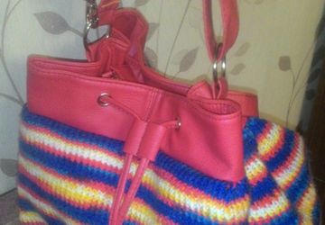 Сумка женская вязанная ручная работа