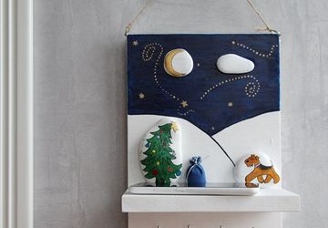 Ключница и полка-незабывалка к году собаки 2018