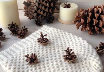 Шапка "снежная альпака"