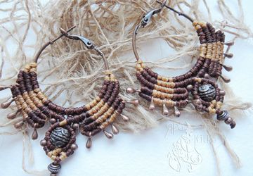 БОХО-СЕРЬГИ "SATTVA"