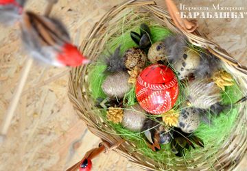 Как сделать пасхальную корзину своими руками