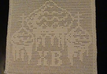 Пасхальная салфетка 