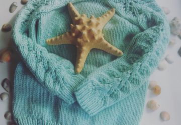 Свитер"Сладкая мята"