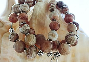 Браслет "Ажурная яшма"