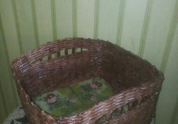 Квадратная корзинка