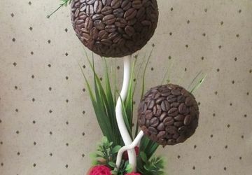 кофейный топиарий