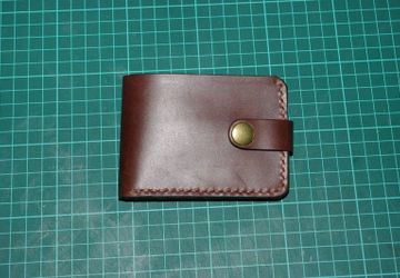 Кошелек с монетницей из натуральной кожи