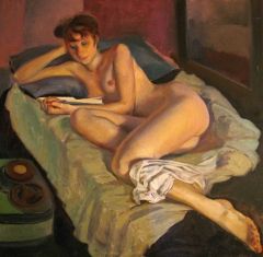 Девушка в постели