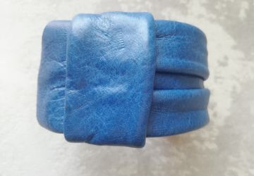 Браслет из натуральной кожи Аква