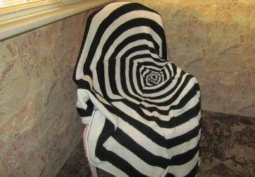 Вязаный плед "Иллюзия"