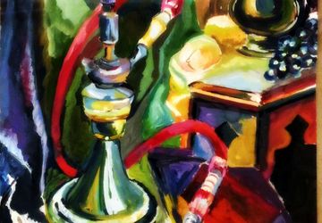 натюрморт, восточная роскошь