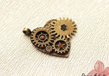 Стимпанк кулон