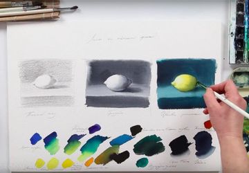 Секреты акварели - видеокурс Елены Базановой