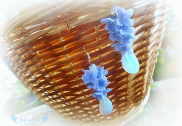 Серьги "Лунная сирень" 💎