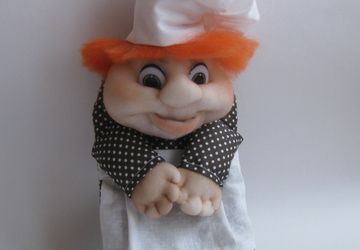 Прихватка  для кухни декоративная Кукла чулочная Повар