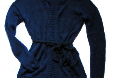 Джемпер с поясом