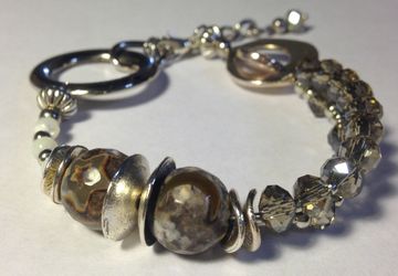 Браслет с агатом