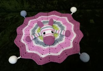 Игрушка-комфортер "Радужная Зебра"