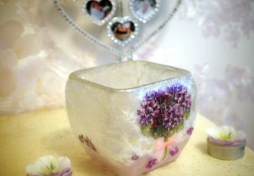 Ваза "Сиреневый рай"