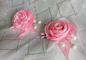 комплект заколка для волос и браслет