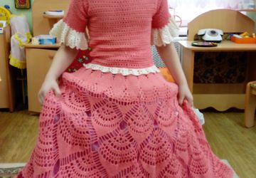 Платье на девочку 5-7 лет