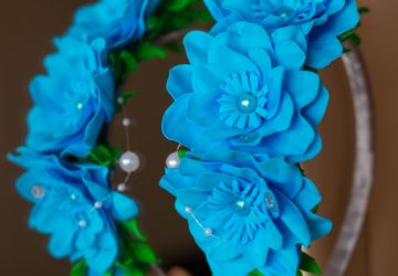 Ободок синий