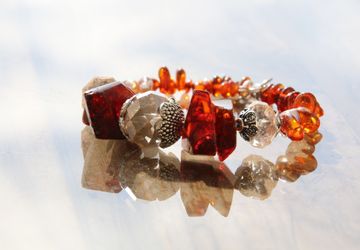 Браслет «Янтарный вечер»