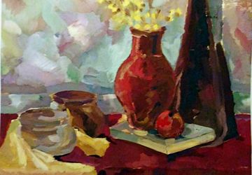 натюрмортс гранатом