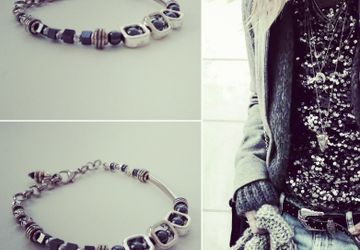 Браслет с гематитом