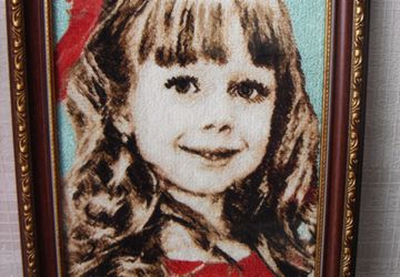 Вышитый портрет по фото