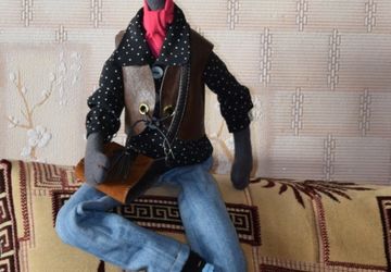 Интерьерная игрушка "Серый Волк"