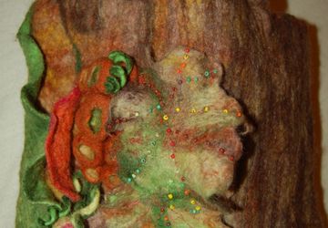 сумка валяная "Осенний Блюз"