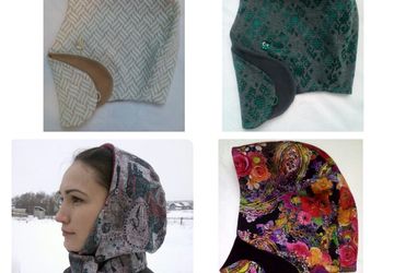 Шапка+снуд, головной убор в виде капюшона