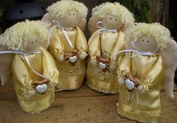 Как сделать рождественского ангела