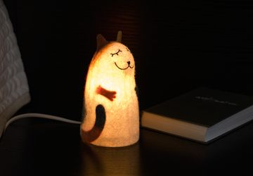 Светильник войлочный  Кошка Матильда