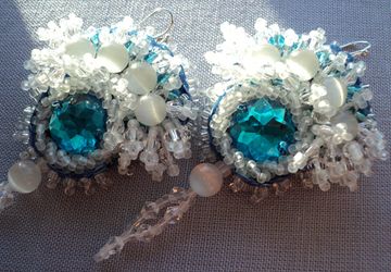 Серьги  А-ууу... Снегурочка!