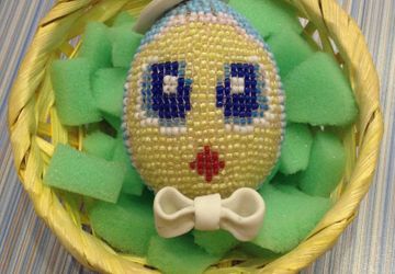 Пасхальное яйцо "цыпленок"