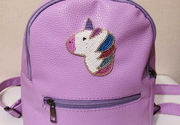 Рюкзак "СКАЗКА". Вышитый бисером