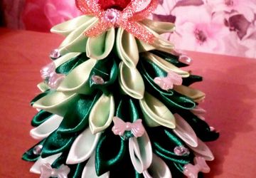 Ёлочка канзаши