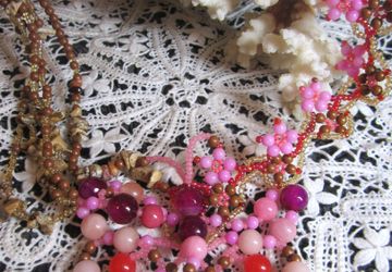 Ожерелье ручной работы "Мечта о лете"