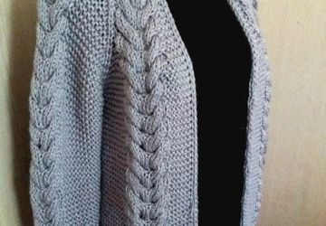 Кардиган укороченный