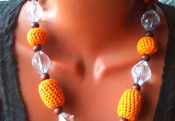 Бусы Ягоды рябины