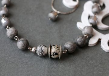 Сет из чокера и подвеса «Делия»